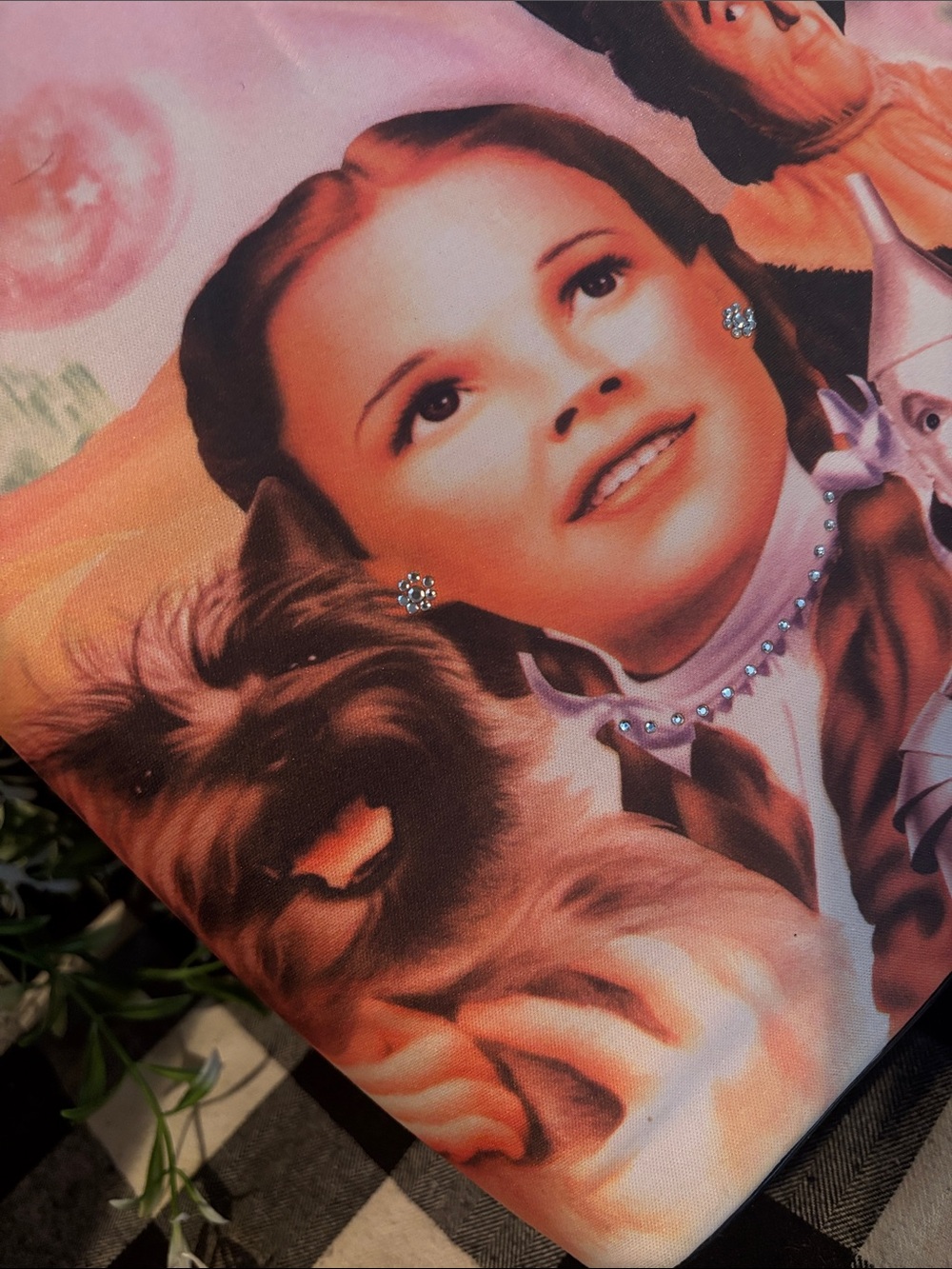 Novelty Wizard of Oz Canvas Tote Bag with Black Handles - Picture 4 of 8